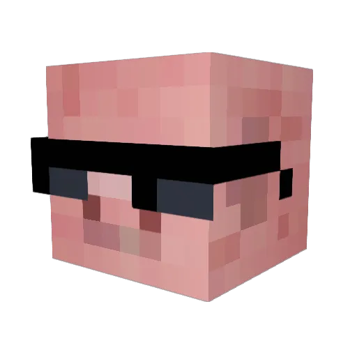Affe1055 Minecraft avatar head, 3D render