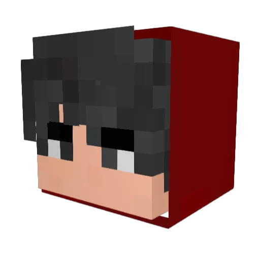 Affe10 Minecraft avatar head, 3D render