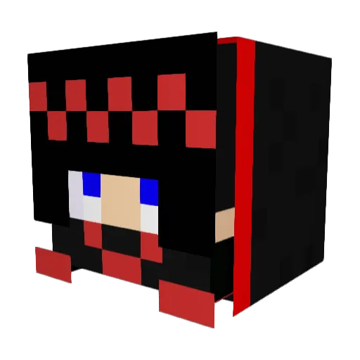 AffeMitWaffe950 Minecraft avatar head, 3D render