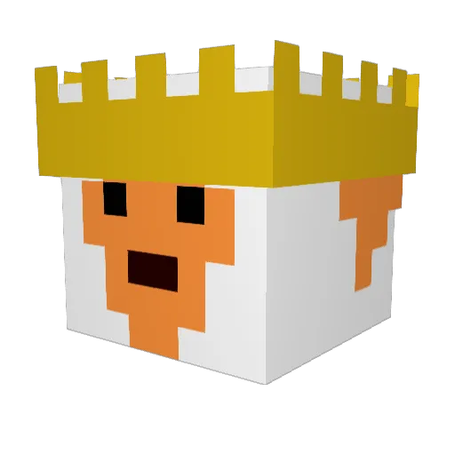 Affen_Meister Minecraft avatar head, 3D render