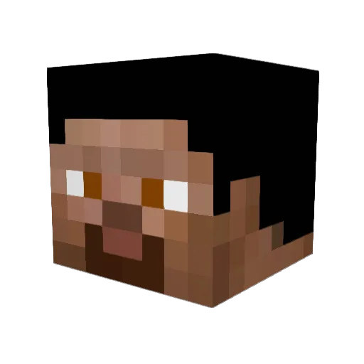 Affepaffe26 Minecraft avatar head, 3D render