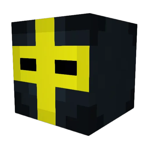 Afgoef_Warrior Minecraft avatar head, 3D render