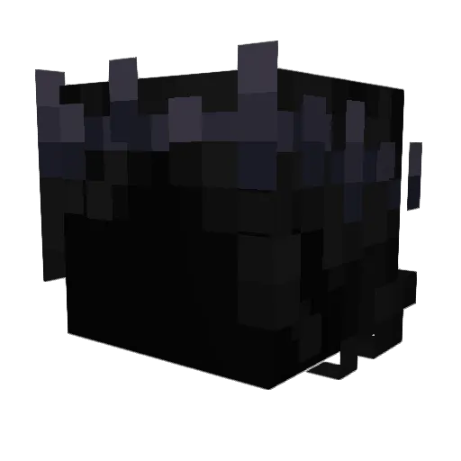 Afichez Minecraft avatar head, 3D render