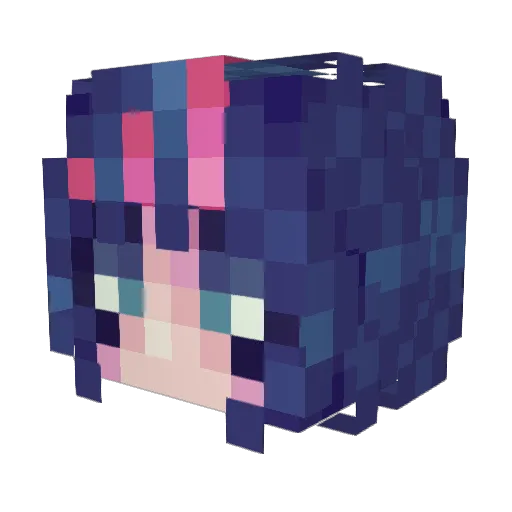Afk0101 Minecraft avatar head, 3D render