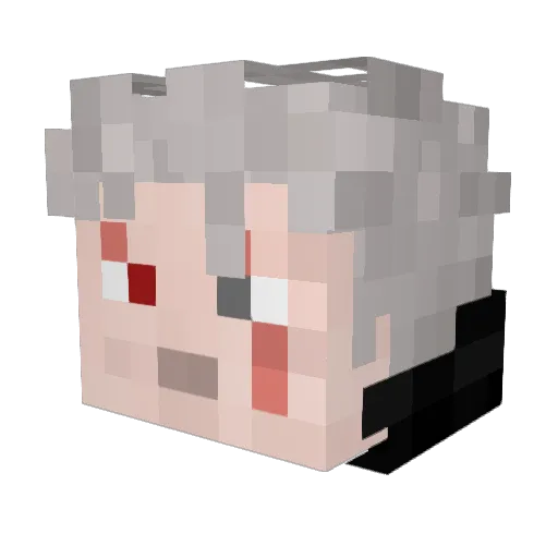 Afking2786 Minecraft avatar head, 3D render