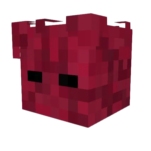 Afonshow Minecraft avatar head, 3D render
