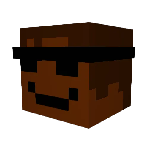 AfricanGamer101 Minecraft avatar head, 3D render
