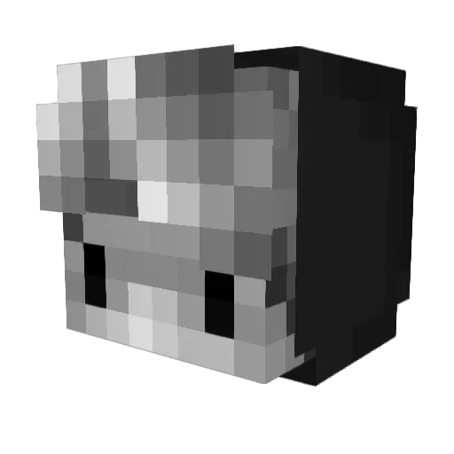 AfrickaSljiva69 Minecraft avatar head, 3D render