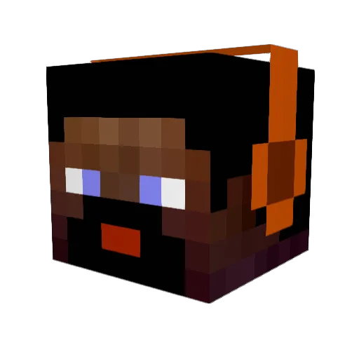 AfroMan3003 Minecraft avatar head, 3D render