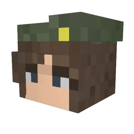 Afro_Pickle98 Minecraft avatar head, 3D render