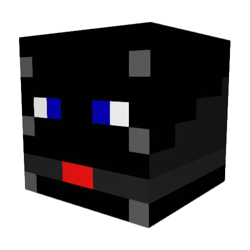 Afrony1 Minecraft avatar head, 3D render