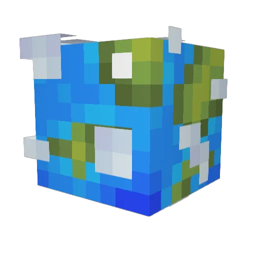 AfterTimeFlys Minecraft avatar head, 3D render