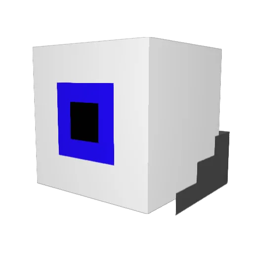 Afterimage154 Minecraft avatar head, 3D render