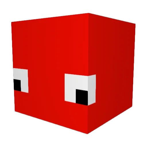 Afton6666 Minecraft avatar head, 3D render