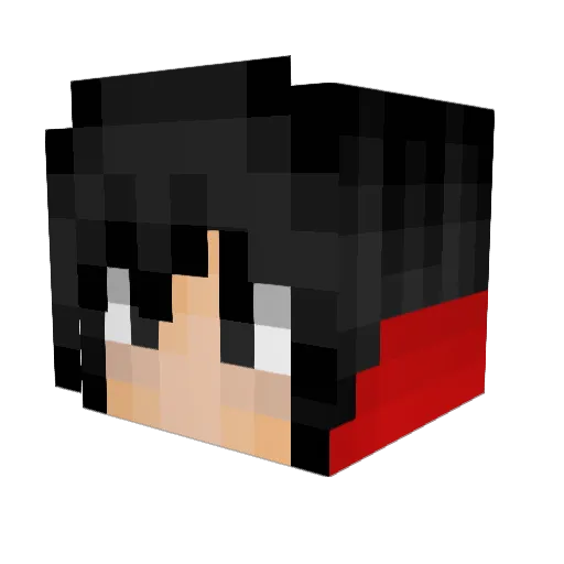 AfuLailo Minecraft avatar head, 3D render