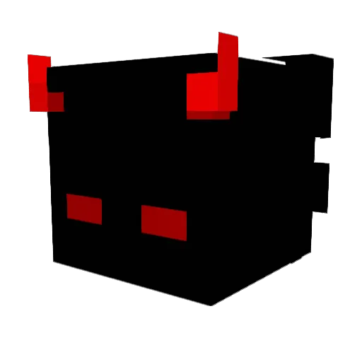 AfxnsoCDP Minecraft avatar head, 3D render