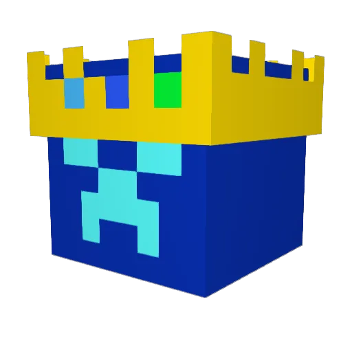 Afz3880 Minecraft avatar head, 3D render