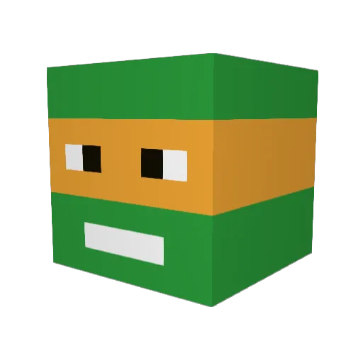 AgTh1msen Minecraft avatar head, 3D render
