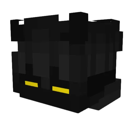 Agadez_ Minecraft avatar head, 3D render