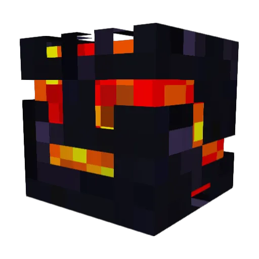 Agadii Minecraft avatar head, 3D render