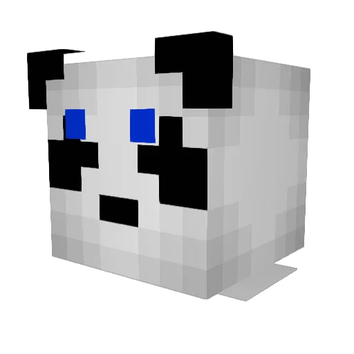 AgainCraftToHow Minecraft avatar head, 3D render