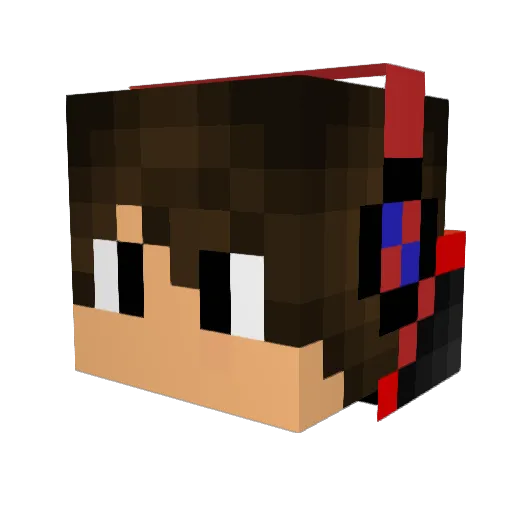 Agarhero944 Minecraft avatar head, 3D render