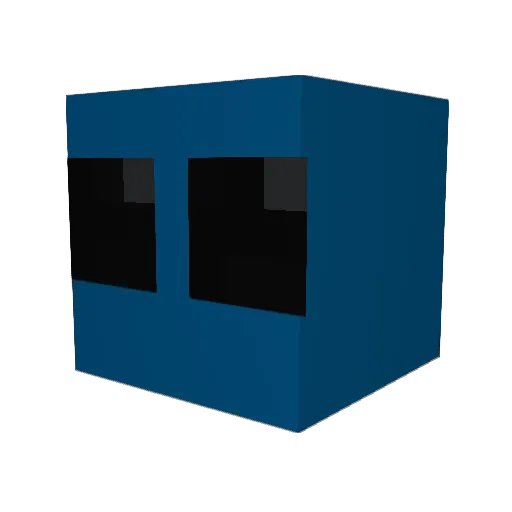 Agas_ Minecraft avatar head, 3D render