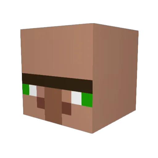 Agate___ Minecraft avatar head, 3D render