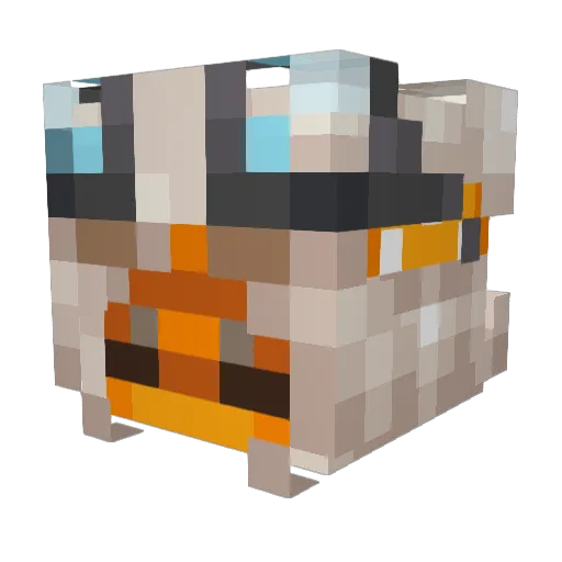 Agatevoice75735 Minecraft avatar head, 3D render