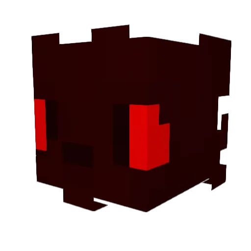 Agatheine Minecraft avatar head, 3D render