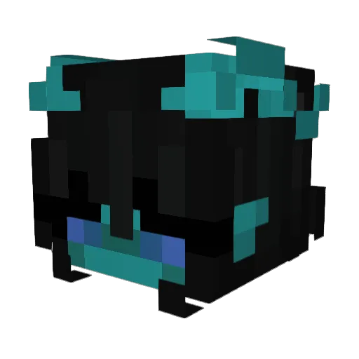 Agatis Minecraft avatar head, 3D render
