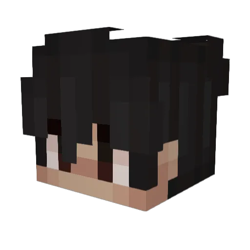 Agatsumano5 Minecraft avatar head, 3D render