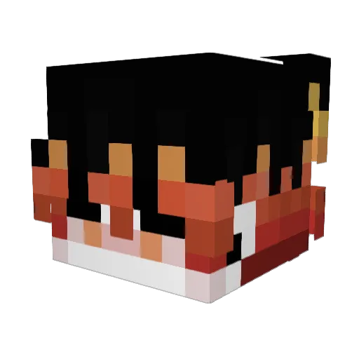 Agc_tutt Minecraft avatar head, 3D render