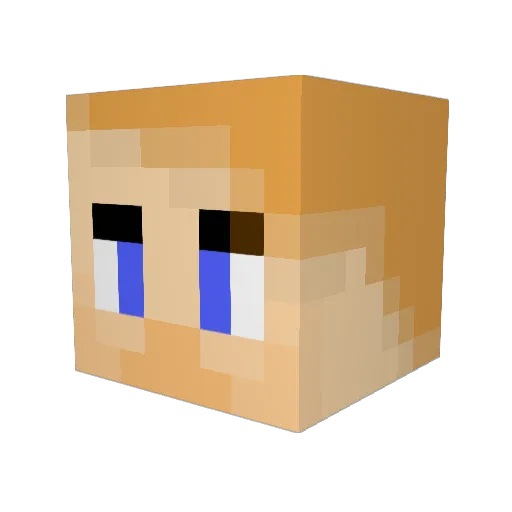 AgeOfMatt Minecraft avatar head, 3D render