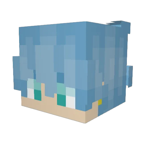 Age_Cookie Minecraft avatar head, 3D render