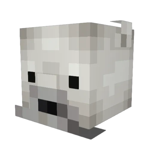 Agent4444 Minecraft avatar head, 3D render