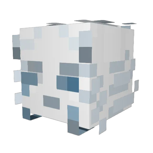 Agent47xm Minecraft avatar head, 3D render