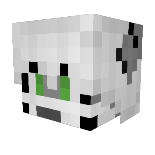 AgentAurelius Minecraft avatar head, 3D render