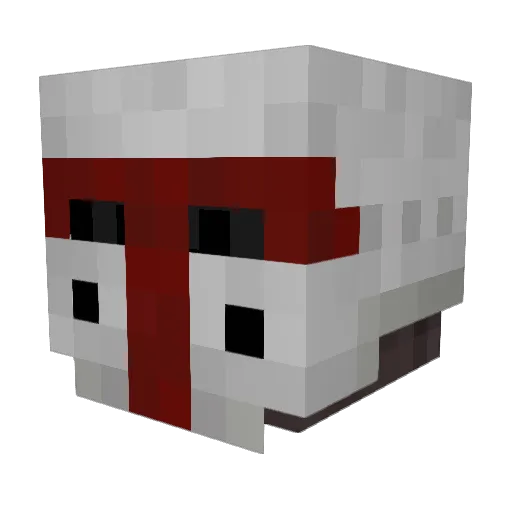 AgentB29 Minecraft avatar head, 3D render