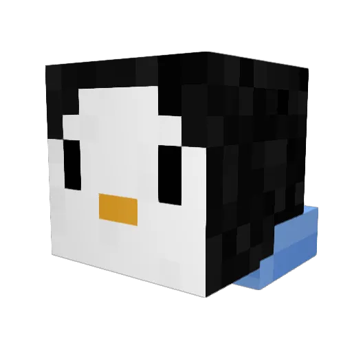 AgentCourt007 Minecraft avatar head, 3D render