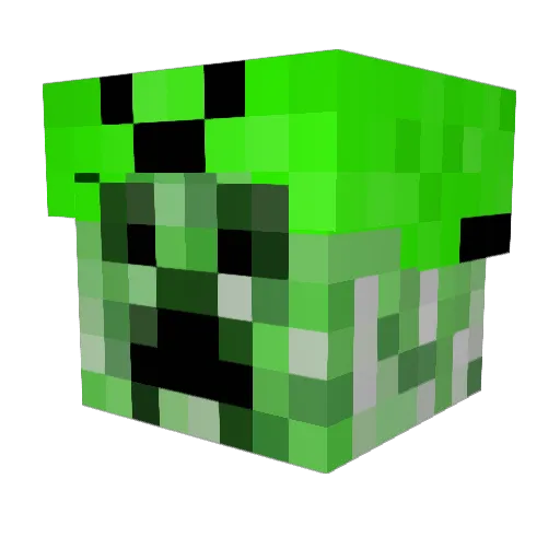 AgentCriper Minecraft avatar head, 3D render
