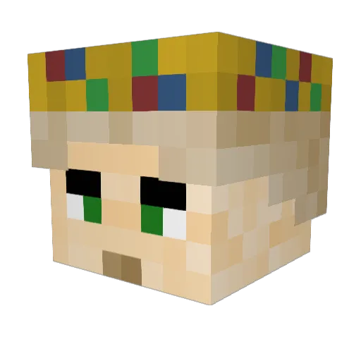 AgentDelta25 Minecraft avatar head, 3D render