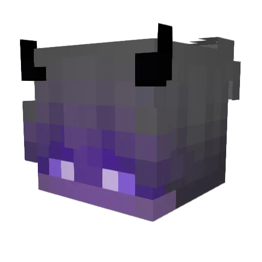 AgentPark01 Minecraft avatar head, 3D render