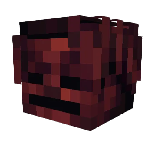 AgentPeace Minecraft avatar head, 3D render