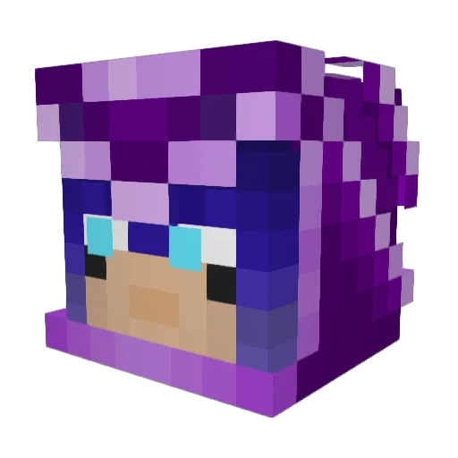 AgentStxrs Minecraft avatar head, 3D render
