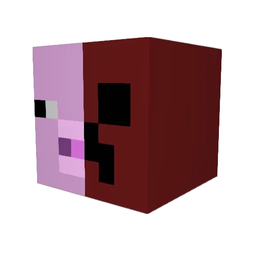 Agent_Bennjy Minecraft avatar head, 3D render