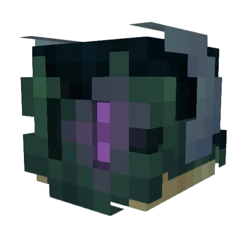 Agent_Dior Minecraft avatar head, 3D render
