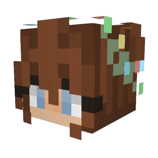 Agent_London_231 Minecraft avatar head, 3D render