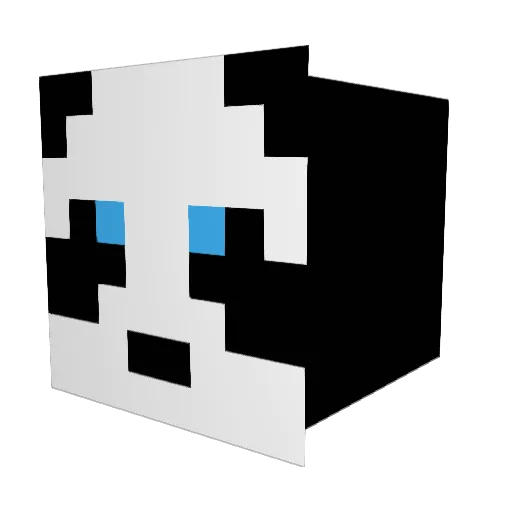 Agent_Oreo Minecraft avatar head, 3D render