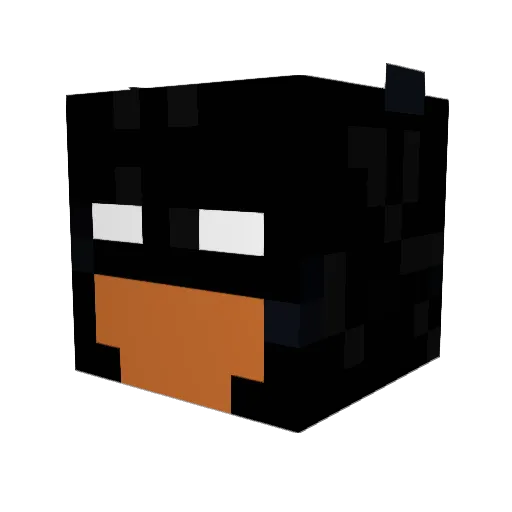 Agent_Shad0w Minecraft avatar head, 3D render